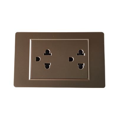 15A 118 Tip American Standard Socket Gold Six-hole Socket 110-250V